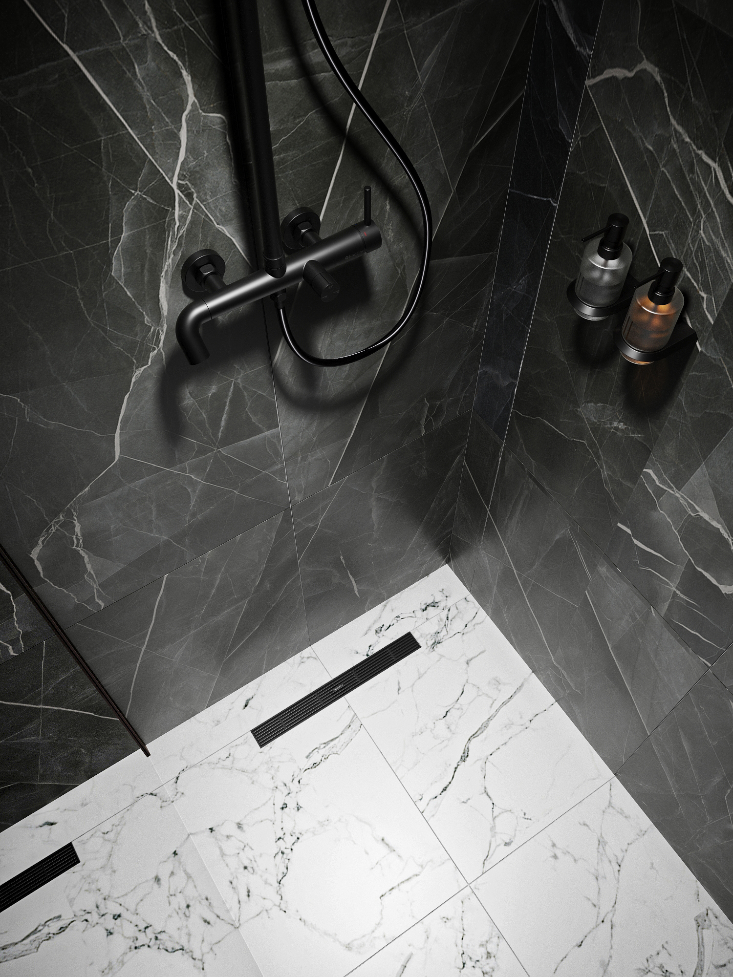 Трап для душа линейный SDRW0500LBL